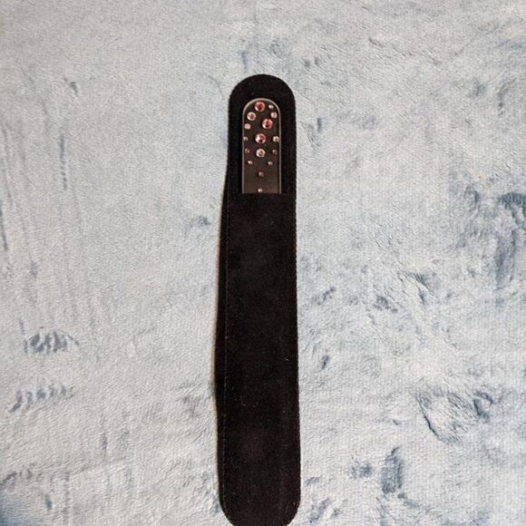 🆕7.5" Clear Czech Crystal Nail File W/BEAUTIFUL PINK & CLEAR SWAROVSKI CRYSTALS - Picture 4 of 6